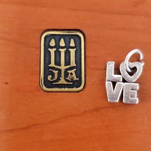 James Avery Retired "LOVE" Charm